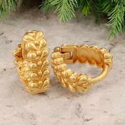 SHREE KRISHNA SHOPPING Unisex Gold-Plated Brass Earrings-picture-35