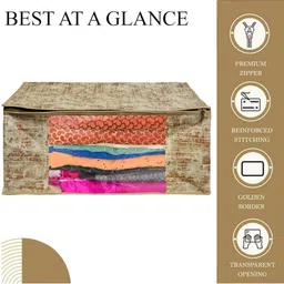 AMAK INC Beige Fabric Multi-Utility Wardrobe Organisers image 2