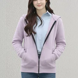 Kasendra Women Fleece Open Front Jacket image 4