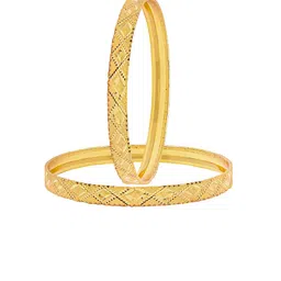 Shining Jewel - By Shivansh Set of 4 Gold-Plated Bridal Traditional Bangles-picture-14