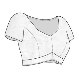 Moda Rapido Women Batik Printed Saree With Blouse Piece image 4