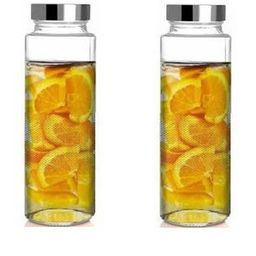 SOMIL Set Of 2 Glass Water Bottle-picture-33