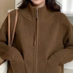 bebe Women Mock Collar Self Design Open Front Jacket image 3