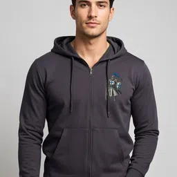 ADRO Men Printed Hooded Sweatshirt-picture-22