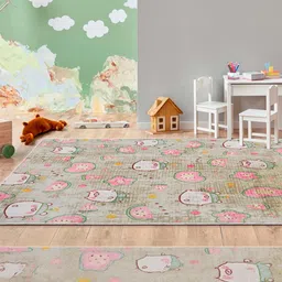 Kaleen India Khaki Polyester Carpets image 4