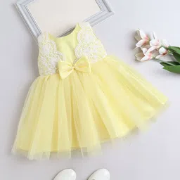 The Magic Wand Girls Embellished Embroidered Fit & Flare Dress-picture-24