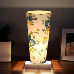 Devansh White Green Wooden Table Lamps-picture-44
