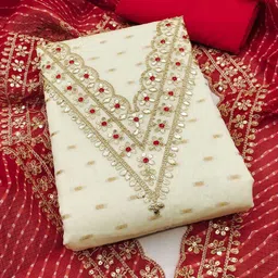 Maroosh Embellished Unstitched Dress Material-picture-24