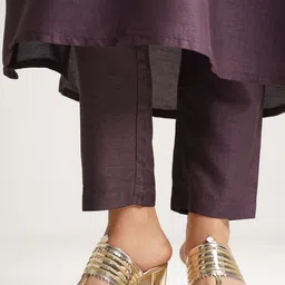 JM Looks Women Solid Synthetic 2.5 inches Block Heels Sandals With Ethnic - Embellished image 5