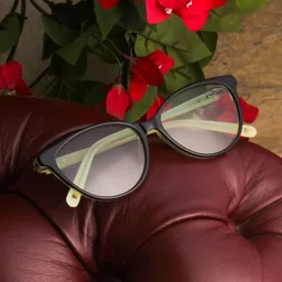 Ted Smith Women Green Lens & Black Cateye Sunglasses with-picture-35