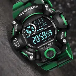Hala Men Solid Round Tang Regular Digital Watch-G90-picture-15