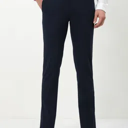 SHOWOFF Men Comfort Slim Fit Low-Rise Formal Trousers-image-98