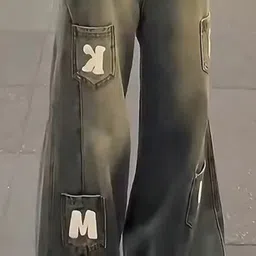 StyleCast x Revolte Men Baggy Fit Mid-Rise Heavy Fade Jeans image 4