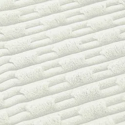 LUXEHOME INTERNATIONAL Cream-Coloured Geometric Anti-Skid Shaggy Carpet image 3