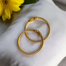 AARTISAI Set Of 2 Gold-Plated Modern Charm Bangles-picture-15