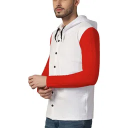 Blisstone Men Colourblocked Hooded Sweatshirt image 2