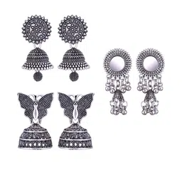 Sangria Silver-Plated Alloy Earrings-picture-30