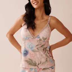 La Vie en Rose Women Flower Printed Lightly Padded Super Soft Camisoles-picture-35
