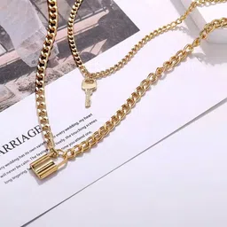 Zaphariq Gold-Plated Layered Necklace image 2