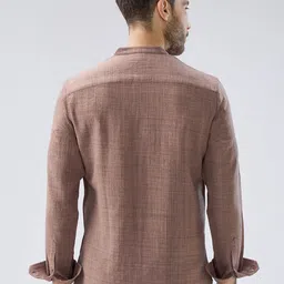 VASTRADO Men Patchwork Kurta image 5