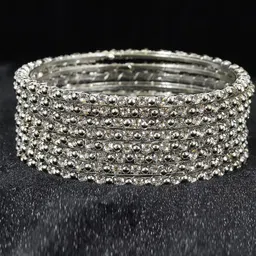 NMII Set Of 8 Zircon Gemstone-Studded Bangles-picture-39