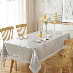 AMBBI COLLECTIONS Grey Waterproof Rectangle 4-Seater Table Cover-picture-18