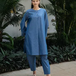 RAAS LIFE Round Neck Tunic With Trousers Co-Ords-picture-30