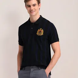 U.S. Polo Assn. Men Striped Polo Collar Cotton Slim Fit T-shirt-picture-14