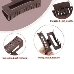 DOCTOR HEALTH SUPER SOFT Women Set Of 6 Claw Clip image 2