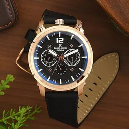 Daniel Klein Exclusive Men Round Dial & Leather Textured Straps Analogue Watch DKX.11378-5-picture-21