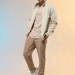 Technosport Men Mock Collar Solid Lightweight Bomber Jacket image 5