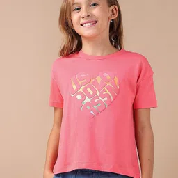 U.S. Polo Assn. Kids Girls Typography Pure Cotton T-shirt-picture-21