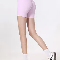 LULU & SKY Women Striped Skinny Fit High-Rise Sports Shorts-picture-41