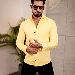 KHUSHI CREATION Original Spread Collar Cotton Shirt-picture-23