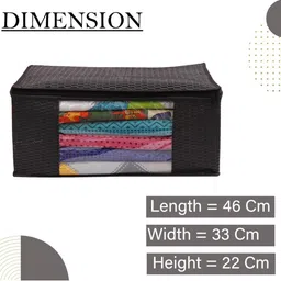 AMAK INC Black Fabric Multi-Utility Wardrobe Organisers image 3