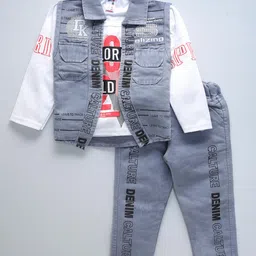 BAESD Boys Printed T-shirt with Trousers-picture-24