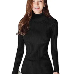 Kate Pretty Women Solid High Neck Sweatshirt-picture-11