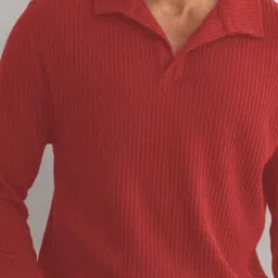 Metronaut Men Solid Polo Collar Cotton T-shirt image 4