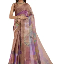 Jinesh corporation Women Printed Abstract Saree image 2
