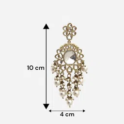 BFC - BUY FOR CHANGE Women Stones Studded Chandbalis Earrings image 3