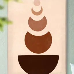 SAF Beige Canvas Wall Paintings image 4