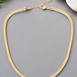 OOMPH Gold Toned Minimal Chain-picture-22