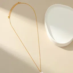 AQUASTREET 18K Gold-Plated Initial Letter Z Necklace image 2