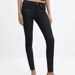 MANGO Women Skinny Fit Low-Rise Stretchable Jeans-picture-30