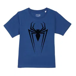 Marvel by Wear Your Mind Boys Blue Printed Sleeves T-shirt-picture-30