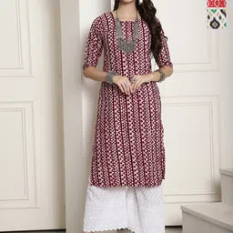 7Threads Selection of 3 Ethnic Motifs Printed Regular Kurtas-picture-12
