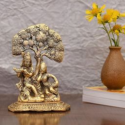 CraftVatika Gold-Toned Brass Religious Idol Decorative Showpiece-picture-23