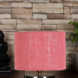 Devansh Pink Textured Steel Table Lamp With Jute Shade-picture-36