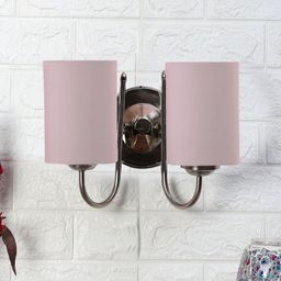 Devansh Grey Metal Traditional Cylinder Shaped Wall Lamp-image-83