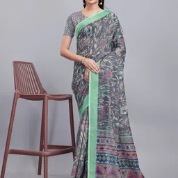 KALINI Floral Zari Saree-picture-29